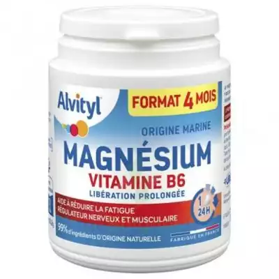 Alvityl Magnésium Vitamine B6 Libération Prolongée Comprimés Lp Pot/120 à MIRAMONT-DE-GUYENNE
