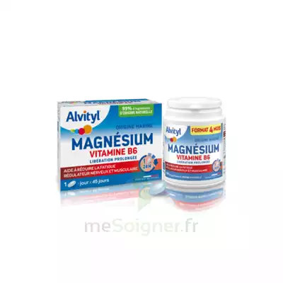 Alvityl Magnésium Vitamine B6 Libération Prolongée Comprimés Lp B/45 à MIRAMONT-DE-GUYENNE